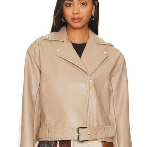 Daxton Faux Leather Jacket Lovers and Friends brand: Lovers and Friends